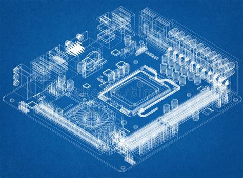 108 Computer Blueprint Motherboard Stock Photos - Free & Royalty-Free ...