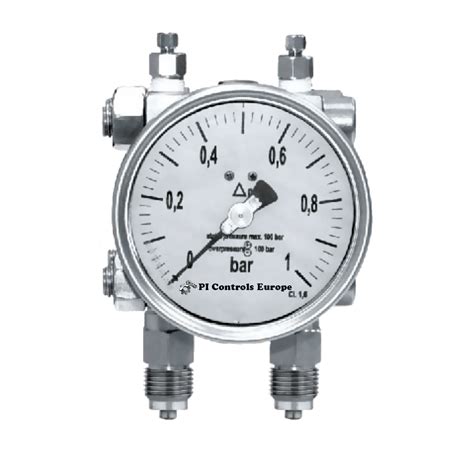 Pressure Gauge Ss Differential Pressure Gauge Diaphragm Pressure