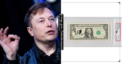 伊隆馬斯克 Elon Musk 簽名一元美金或將拍賣至 5 000 美元，果然是「全球首富」漲幅等級！ Juksy 街星