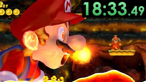 New Super Mario Bros Wii Speedrun 1st Attempt YouTube