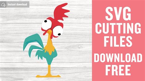 Hei Hei Svg Free Cut File For Cricut Youtube