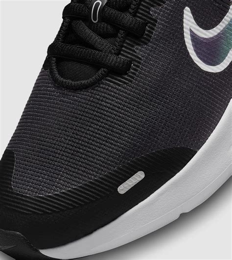 Buy Nike Downshifter Logo Detailed Lace Up Running Shoes In Black