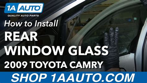 How To Replace Rear Window Glass 06 11 Toyota Camry Youtube