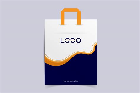 Paper Shopping Bag Design Graphic by Ju Design · Creative Fabrica