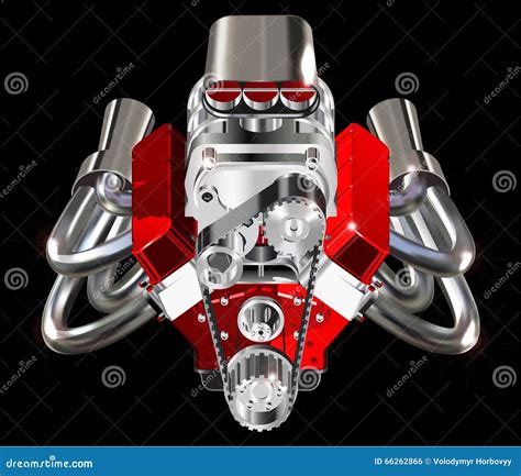 Hot Rod Engine Stock Vector Illustration Of Accessibility