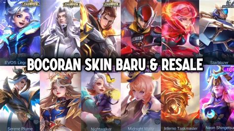 Bocoran Skin Baru Resale Bulan Oktober Skin Harit M Resale