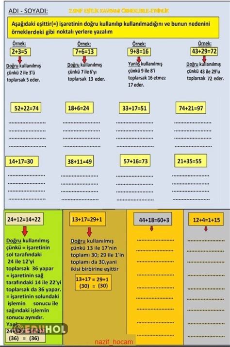 2 Sınıf Matematik Eşitlik Konu Eduhol Ders Videoları İzle Online