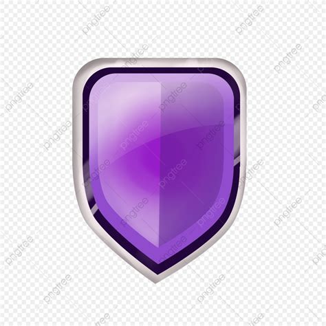 Purple Shield Flat Shield Shield Vector Png Transparent Clipart Image