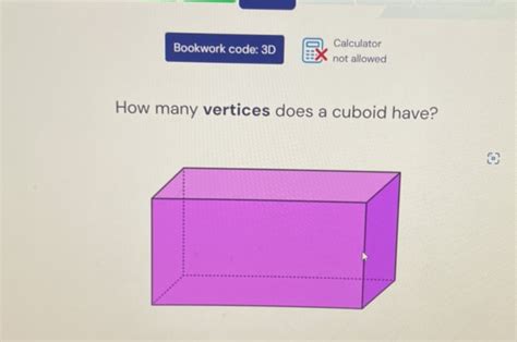 Bookwork Code 3D Calculator Not Allowed How StudyX