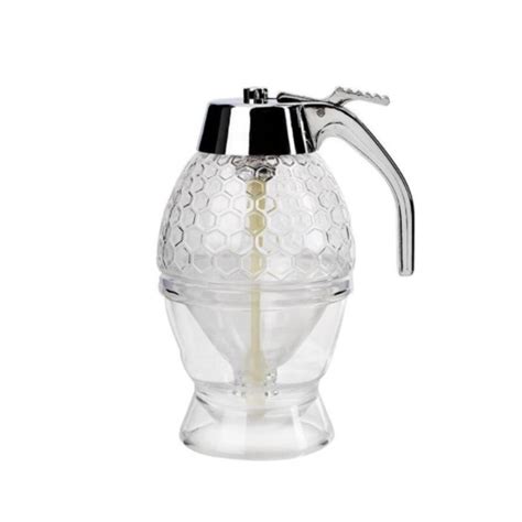 Crystal Honey Dispenser And Warmer Top Kitchen Gadget