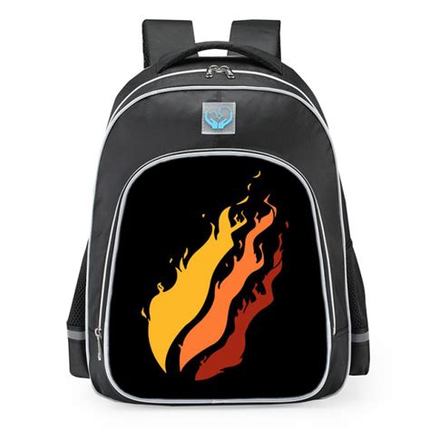 fire merch logo school backpack backpackazon