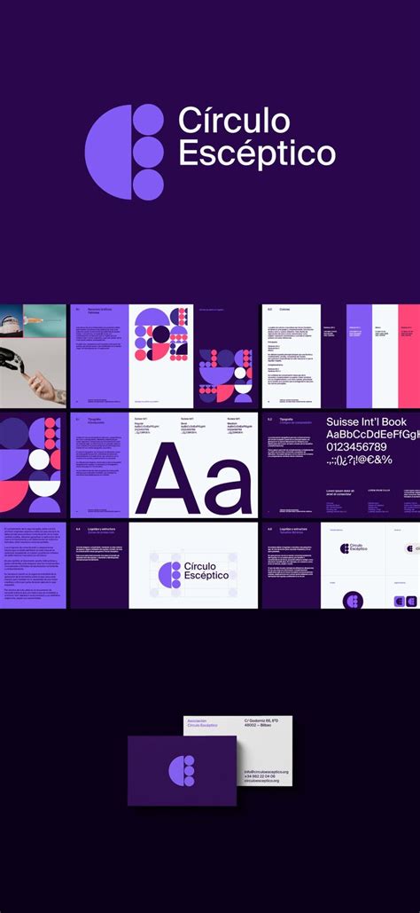 New Brand Identity for Círculo Escéptico by Guillotina Estudio World