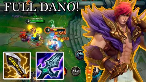 SETT BUILD FULL DANO E CRITICO NO WILD RIFT DEU BOM MONO SETT NO