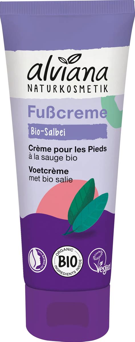 Alviana Naturkosmetik Fu Creme Bio Salbei Ml Ecco Verde Onlineshop