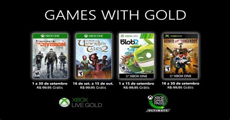 Xbox Live Gold De Setembro Tem Seus Jogos Revelados Gameblast