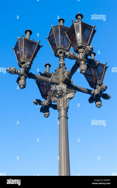 Vintage Lamp Post Street Road Light Stock Photo - Alamy