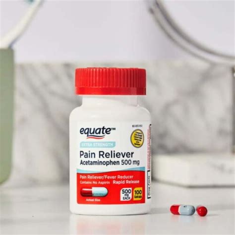 Extra Strength Acetaminophen Rapid Release Pain Reliever Gelcaps 500