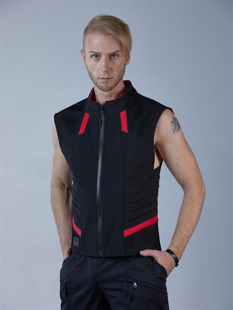 Black Cyberpunk Vest Tactical Vest Vd Men