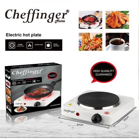 Cheffinger Cf Ehs W Elektrische Kookplaat Enkele Kemco