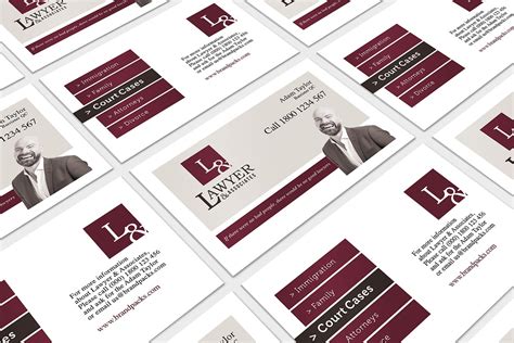 Law Firm Business Card Template