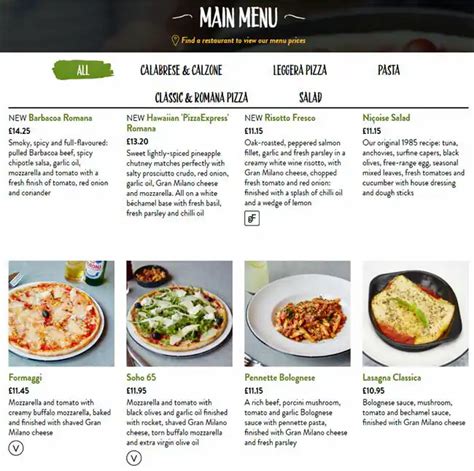 Pizza Express Menu, Menu for Pizza Express, Shoreditch, London - Zomato UK