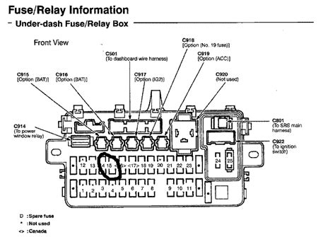 Diagrama De Fusibles Honda Civic 2012