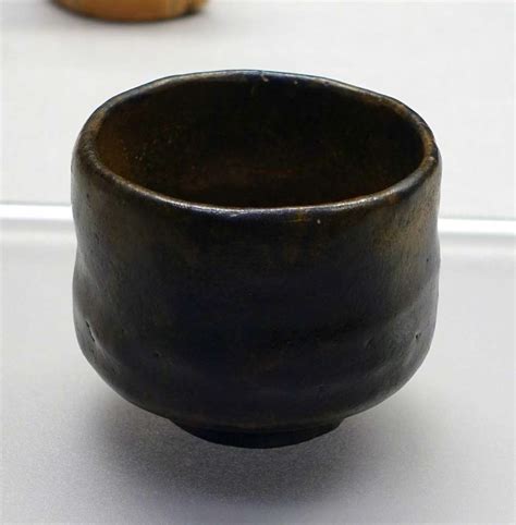 Tea Bowl Known As Suchiro Studio Of Chojiro Raku Ware Kuroraku Type