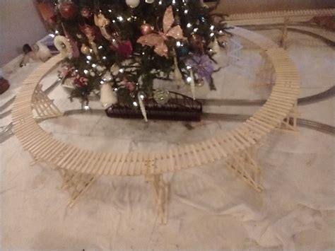 G Scale Christmas Train Trestle Redwood 12 Full Set Up For Lgb Usa Piko Mth Ebay