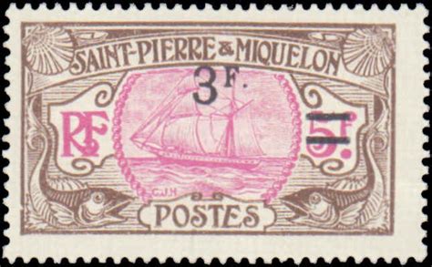 St Pierre Miquelon Incomplete Set Hinged