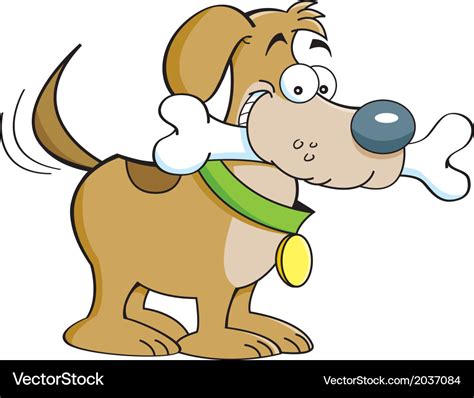 Pug Dog With Bone Cartoon Vector Clipart FriendlyStock, 41% OFF