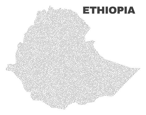 Vectorkaart Van Ethiopi Vector Illustratie Illustration Of Continent