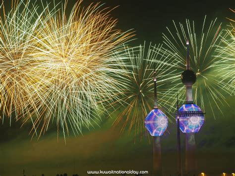 Happy Kuwait National Day Fireworks Show 2025