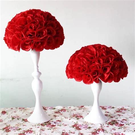 1025cm Artificial Flowers Ball Silk Rose Wedding Kissing Balls