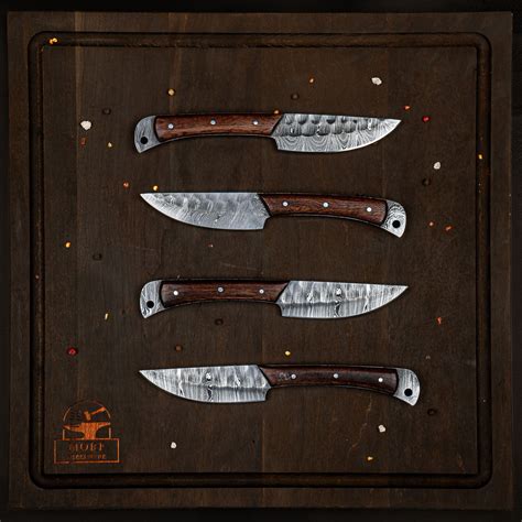 Damascus Chef Knife 4 Pc Set – MORF STEEL