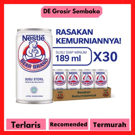 Bear Brand Susu Kaleng Susu Beruang Susu Steril Ml Dapat Dus Isi