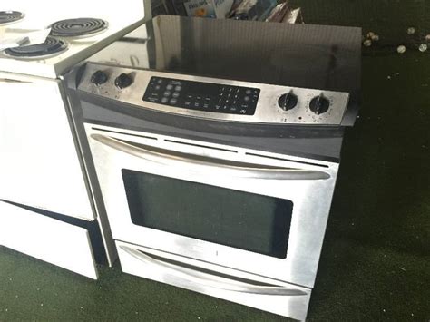 Ge 30 Slide In Glass Top Electric Range Stove Convection Oven South Kc85th 71 Hwy M Mix