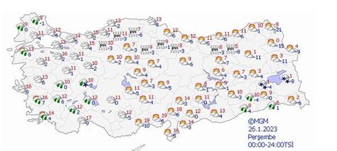 Ocak Per Embe Hava Durumu Bug N Hava Nas L Olacak S Cakl Klar D Yor