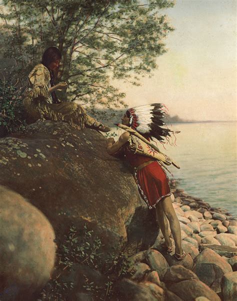 The Wooing 1908 Ojibwe Photo Roland W Reed 1864 1934 Native