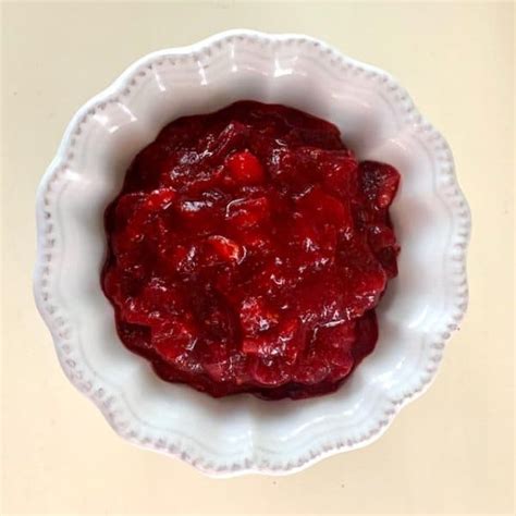 Gingery Roasted Cranberry Sauce Erin Sands