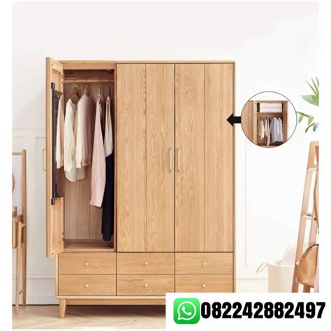 Jual Lemari Pakaian 3 Pintu Minimalis Wardrobes Three Doors