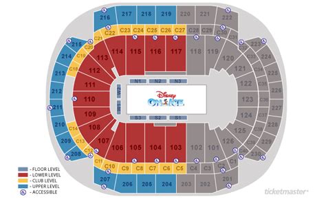 Seating Chart For Disney On Ice