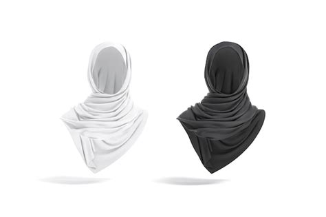 Premium Photo Black And White Woman Muslim Hijab Arabic Or Islamic