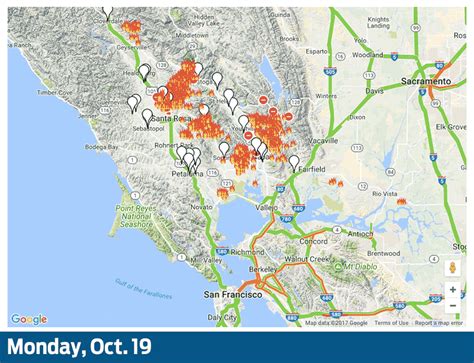 2018 Fire Map Of West Coast - Map