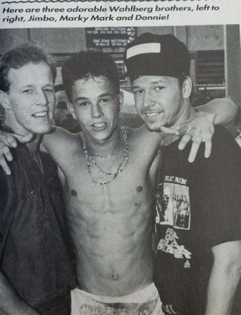 Jim Mark And Donnie Wahlberg I Met Jimbo Along Time Ago Nice Man