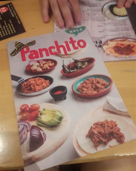 Carta Del Restaurante Panchito Barcelona La Maquinista