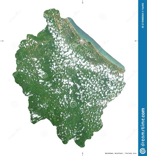 Narathiwat Thailand White Solid Sentinel 2 Satellite Stock