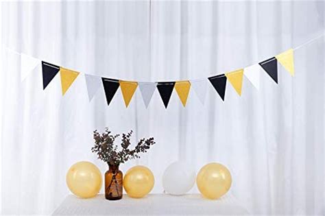 Merrynine Triangle Flag Bunting Banner Pack Feet Vintage Style