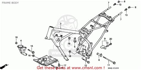 Honda Xr R Parts List