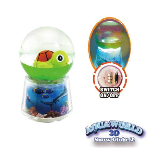 Aqua World 3d Snow Globe 2 Ocean Series Fy6 F013 B Foluck Novelty Toys