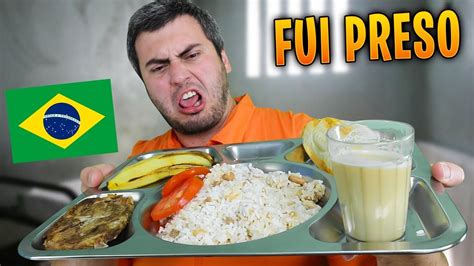 PROVEI A COMIDA DA PRISÃO DO BRASIL ÁREA SECRETA YouTube